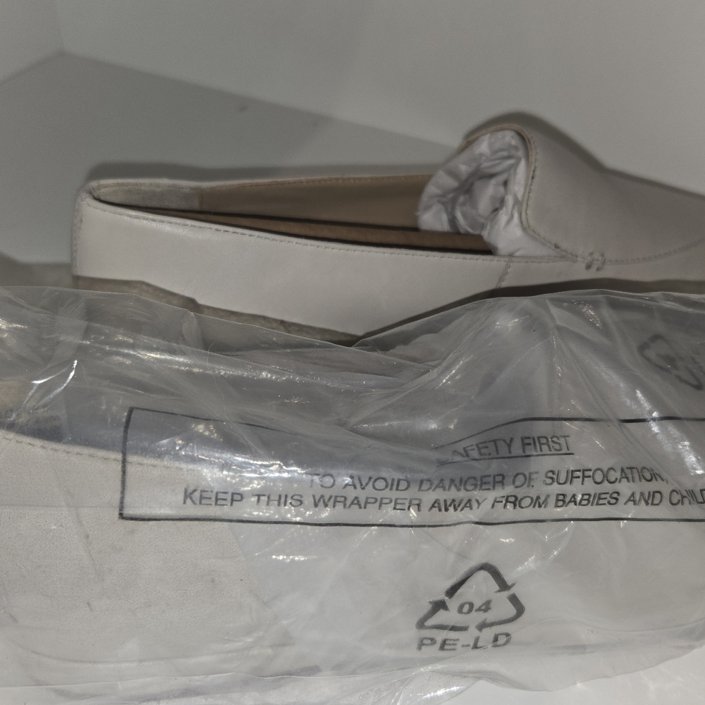 Seychelles Womens Ethereal Ivory Leather Slip-On Lifestyle Loafers Shoes NWT - Picture 4 of 6